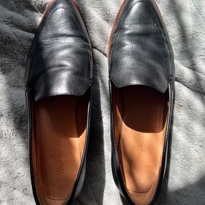 Womens 8.5 Black Madewell loafers